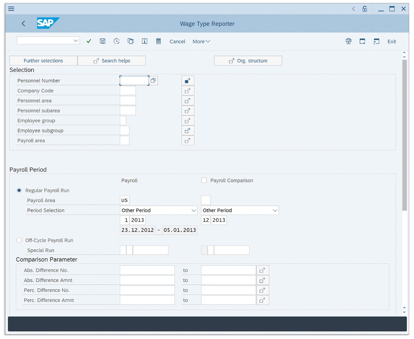 Why struggle with the SAP Wage Type Reporter when you can use Query
